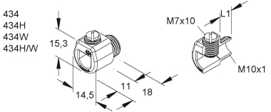 HKL Klemmnippel Iso M10              434 