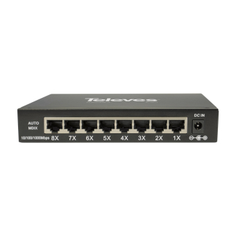 Televes Ethernet Switch L2   SWUM-1000-8 