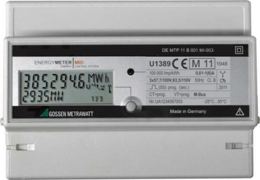 Gossen Energiezähler MID kWh 4-L   U1389 