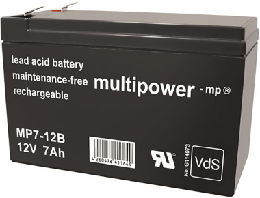 Multipower Bleiakku 12V 7Ah      MP7-12B 