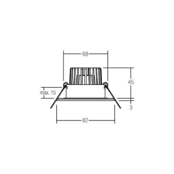 Brumberg LED-Einbaudownlight    38375083 