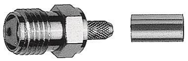 TEGA SMA-Kabelbuchse Cr Au     100024691 