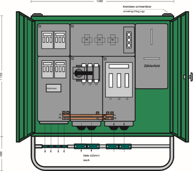 ET ANSCHLUSS-SCHRANK       A 250-1Z-4 AB 