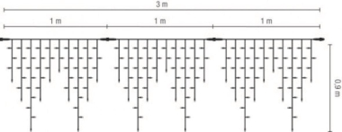 S&H LED-IceLite 174 3x0,9m 230V    58730 