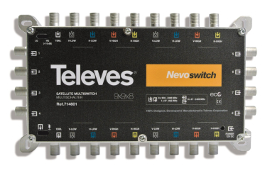 Televes Guss-Multischalter 9in8    MS98C 