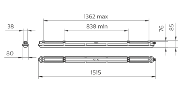 PHIL CoreLine FR-Leuchte IP65   50216199 