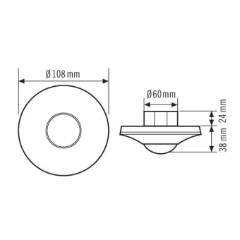 Esylux MD-C 360i/8 BK         EP10055416 