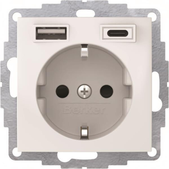 Berker Steckdose SCHUKO/USB A-C 48048989 