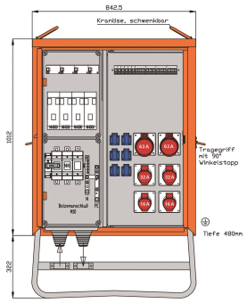 Walther Verteilerschrank 138kVA WV0533R1 