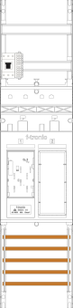 f-tronic Zählerfeld 1-feldrig    ER6-HSP 