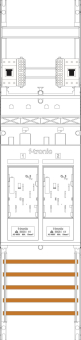 f-tronic Zählerfeld 1-feldrig    E16-HSP 