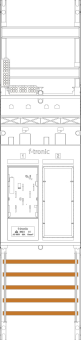 f-tronic Zählerfeld 1-feldrig        ER6 