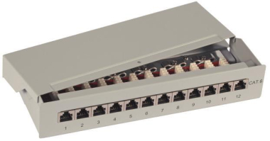 Mini AP Patchpanel 12xRJ45         37736 