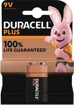 Duracell 9V Block E Plus Power    147295 