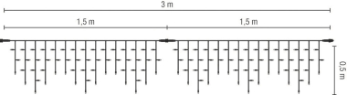 S&H LED-Ice Lite 114 3x0,5m 230V   58745 