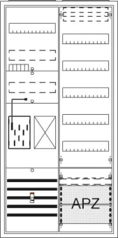 Striebel Komplettschrank mit APZ  BA27MB 