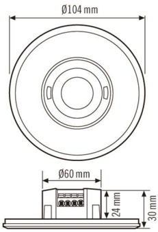 Esylux MD-FLAT 360i/8 ROUND   EP10428074 