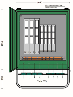 ET Gruppenverteilerschrank GV 400/411-LS 