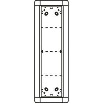 Ritto Portier Rahmen UP 4fach    1881420 