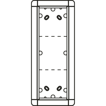 Ritto Portier Rahmen AP 3fach    1883370 