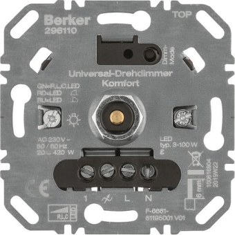 Berker Uni-Drehd.Komf.(R,L,C,LED) 296110 