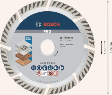 Bosch Diamant-Trennscheibe 150mm 