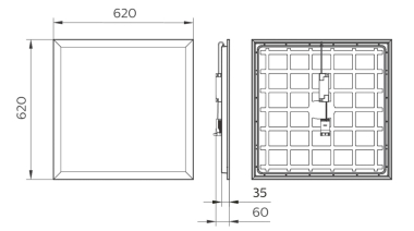 PHIL LED-Panel RC133V G5 M625   50186700 