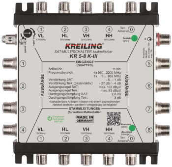 KREI KS-Multischalter       KR 5-8 K-III 