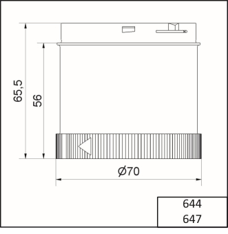 Werma LED-Dauerlichtelement     64410075 