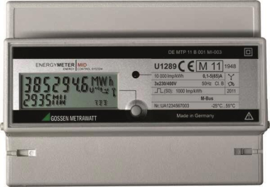 Gossen Energiezähler MID kWh 4-L   U1289 