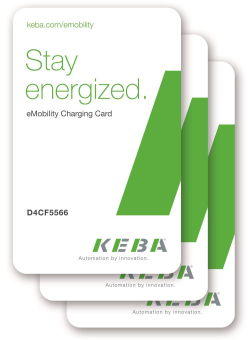 KEBA RFID cards KEBA design+UID   127939 