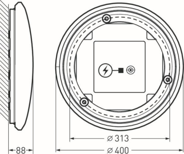 TRIL Wannenleuchte 2340 G2 WD2   7790440 