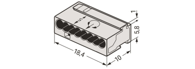 WAGO 243-308 MICRO-Verbindungsdosen- 