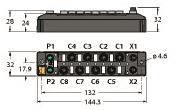 Turck Kompaktes Multi- TBEN-S1-4DIP-4DOP 