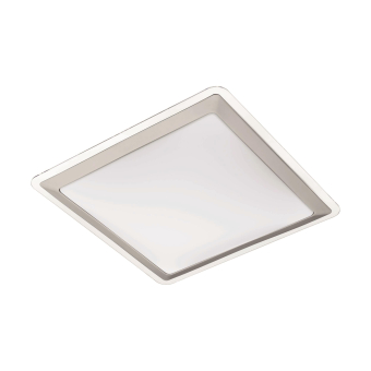 LED-DL 340X340 WS/SILBER/KLAR 'COMPETA 1 