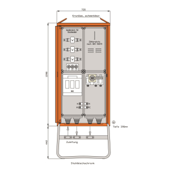 Walther Anschlussschrank 277kVA   WA0034 