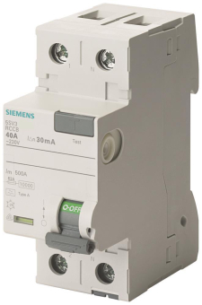 Siemens FI-Schalter 2x25A       5SV33126 