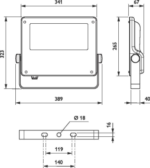 PHIL LED-Strahler Tempo BVP125  45587300 