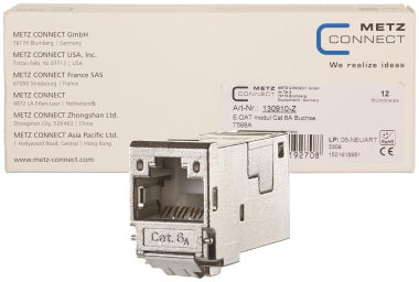 Metz E-DATmodul Cat.6A Buchse   130910-Z 