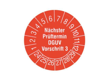 Cimco Prüfplakette 2024 rot       182795 