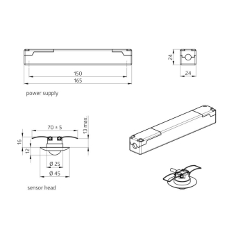 BEG Luxomat Einbau Präsenzmelder   92900 