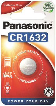 Panasonic Knopfzelle        CR-1632EL/1B 