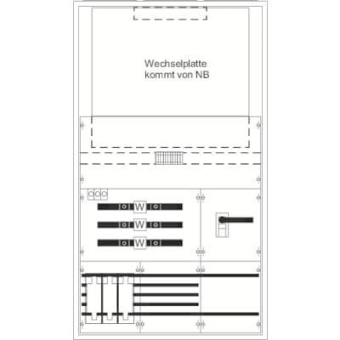 Striebel M+W Schrank 3/5A          KS448 