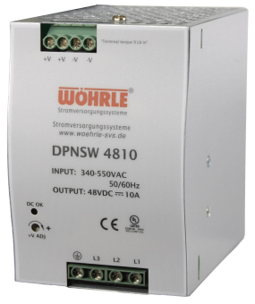 Wöhrle Schaltnetzgerät 48V DC  DPNSW4810 