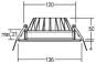 BRUM LED-Einbaustrahler 350mA,  12527073 