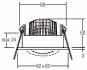 BRUM LED-Einbaustra. IP65 Chrom 39355023 