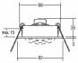 BRUM Einbaulautsprecher 3/4W,   43003020 