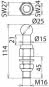 DEHN Kugelbolzen 25 mm KFP 25 M16 45 SKM 