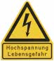 DEHN WuH-Schild "Hochspannung  WHS HS LG 