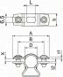 OBO ASL 733 14 G Abstandschelle 